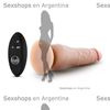 Consolador de 9'. Control de inalámbrico. cyberskin. 10 Veloc.